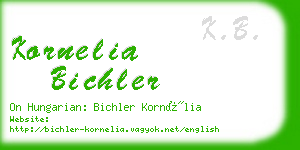 kornelia bichler business card